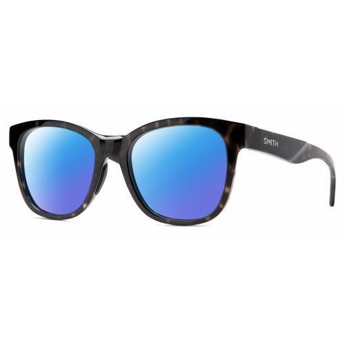 Smith Optics Caper-WR7 Unisex Polarized Sunglasses in Black Tortoise Havana 53mm