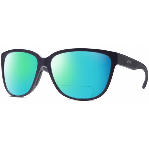 Smith Optics Monterey Unisex Polarized Bifocal Reading Sunglasses Navy Blue 58mm Green Mirror