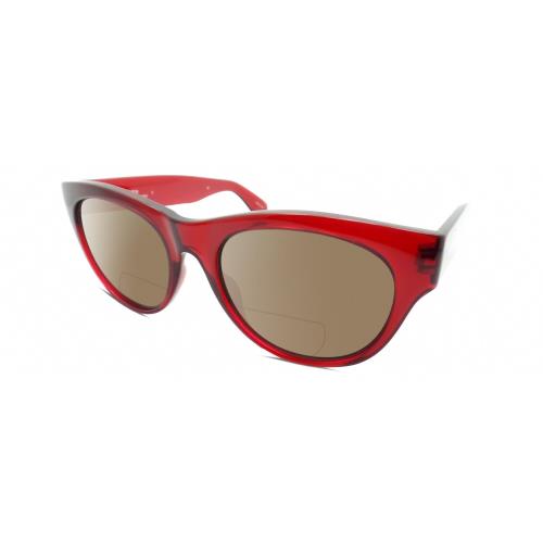 Smith Optics Sophisticate-imm Womens Polarized Bifocal Sunglass Crystal Red 54mm Brown