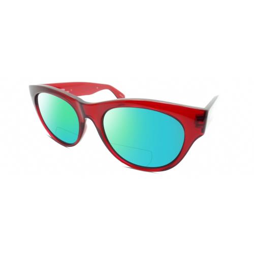 Smith Optics Sophisticate-imm Womens Polarized Bifocal Sunglass Crystal Red 54mm Green Mirror