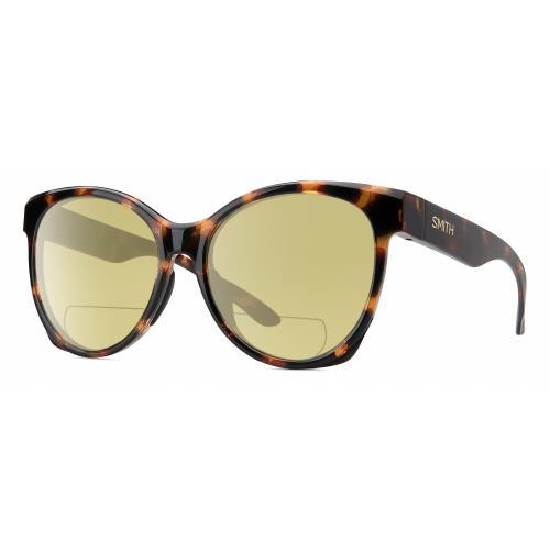 Smith Optics Fairground Womens Polarized Bifocal Sunglasses Tortoise Havana 55mm Yellow
