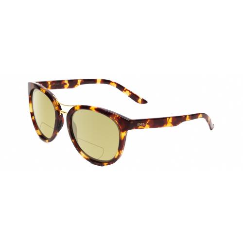 Smith Optics Bridgetown Women Polarize Bifocal Sunglass Tortoise Brown Gold 54mm Yellow