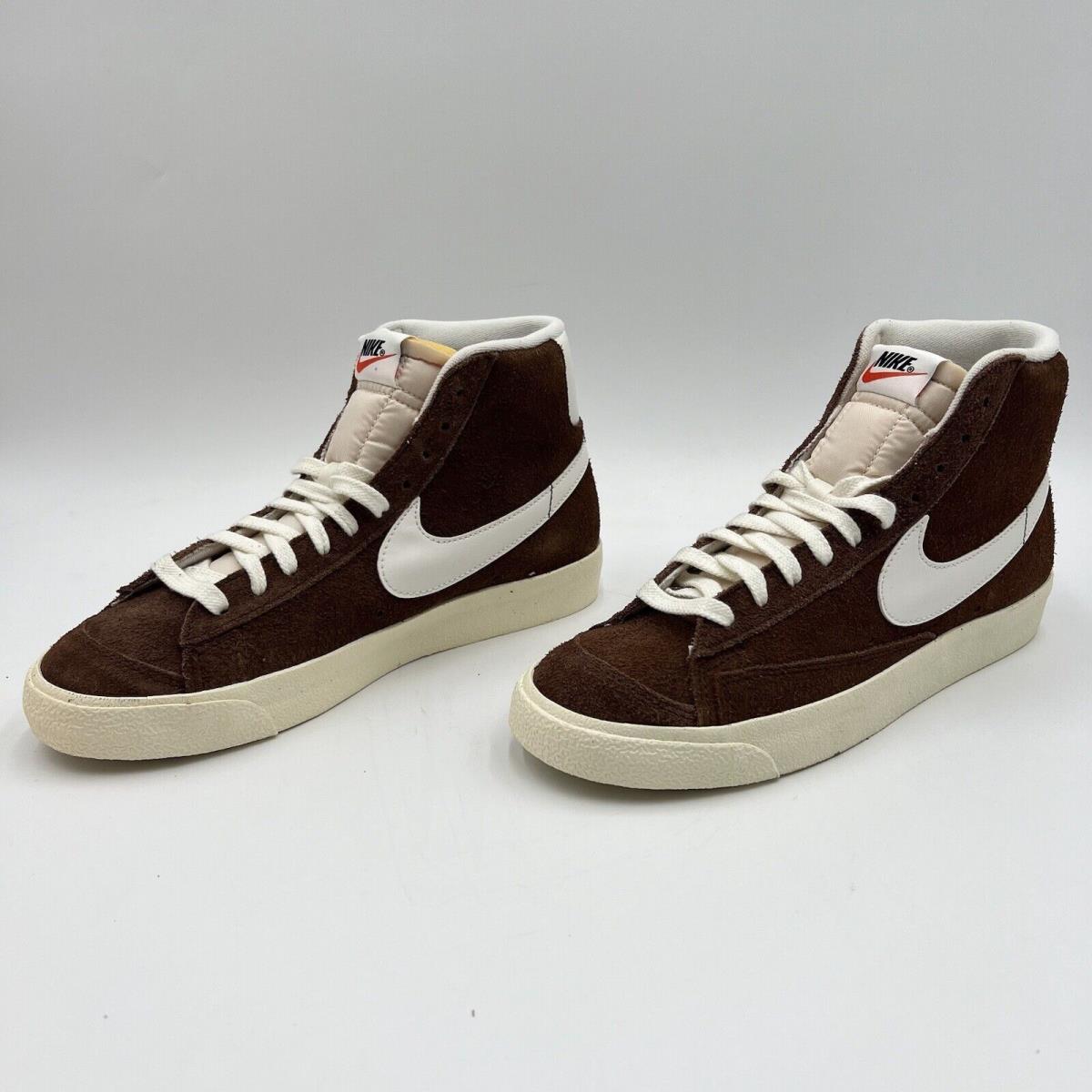 Nike Women`s Sz 10 Blazer Mid `77 Vintage Cacao Wow Sail Coconut Milk DV7006 200 - Brown