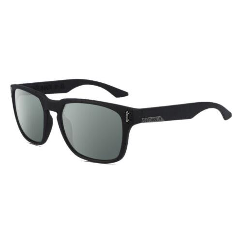 Dragon Alliance DR Monarch XL LL MI Unisex Square Polarize Sunglasses Black 58mm - Frame: Multicolor
