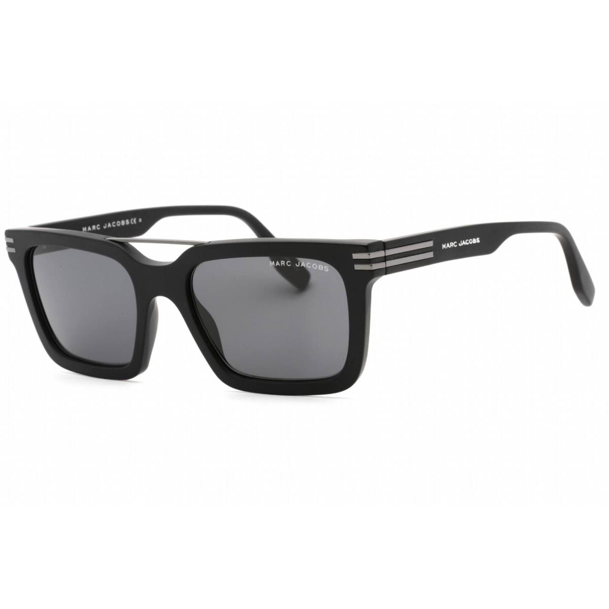 Mark Jacobs Men`s Matte Black Modern Square Sunglasses - MARC589S 0003 IR