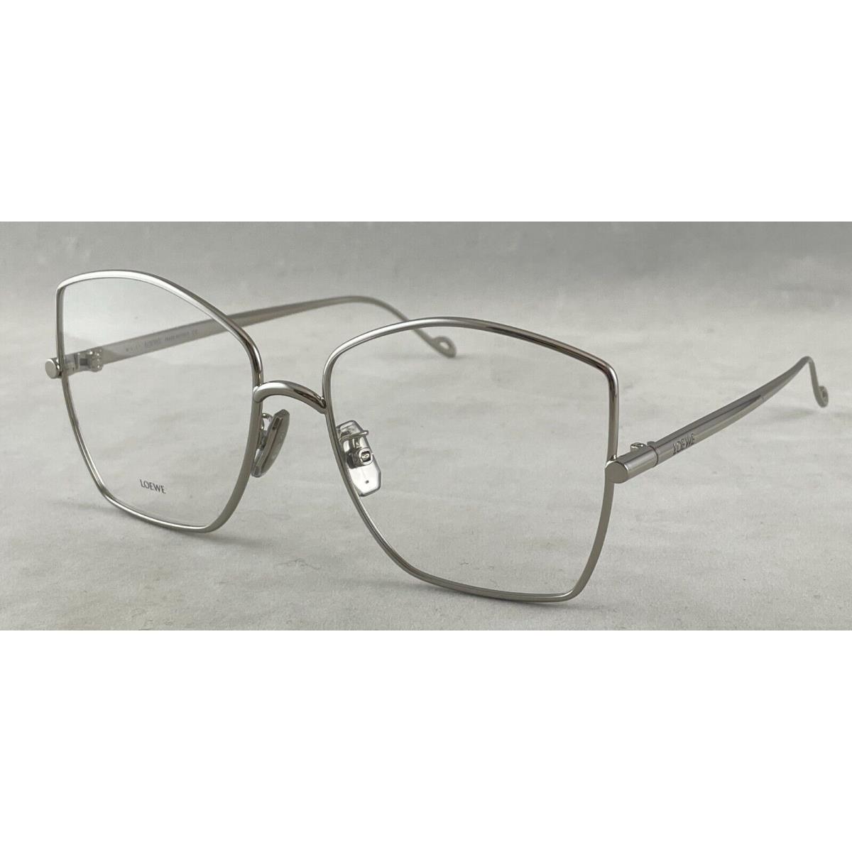 Loewe LW 50033U LW50033U 016 Oversized Silver Frame Eyewear Eyeglasses 58-16-140