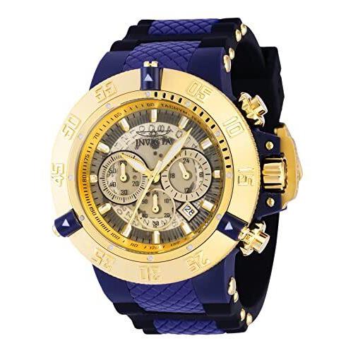 Invicta Men`s 39005 Subaqua Quartz Chronograph Gold Ivory Dial Watch