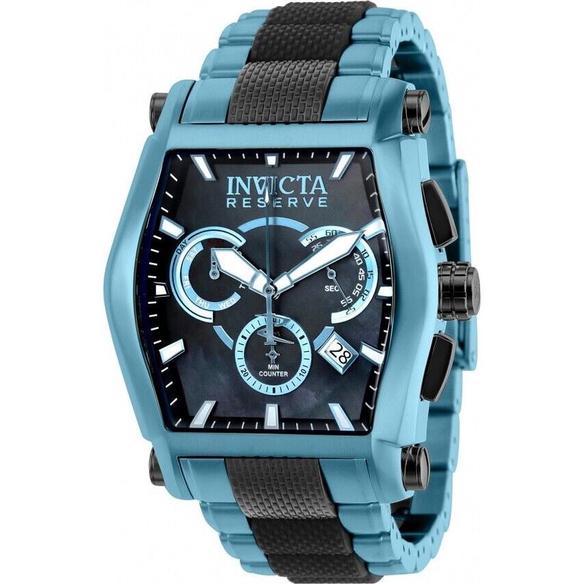 Invicta Reserve Chronograph Date Quartz Black Dial Men`s Watch 40959