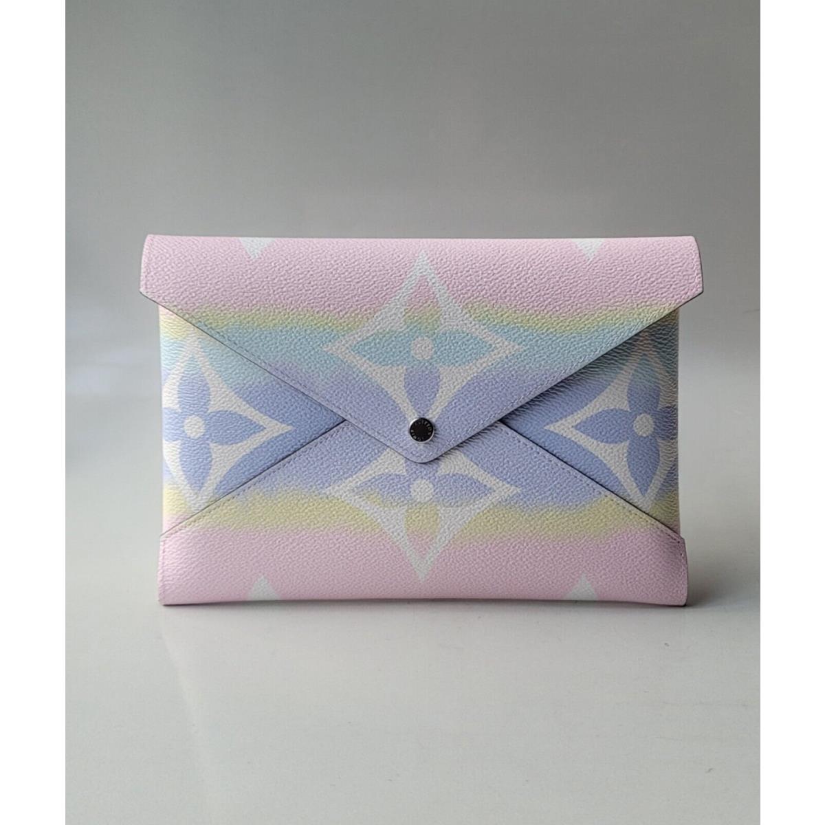 Louis Vuitton Monogram Pastel Giant Escale Kirigami Pochette Large Bag Clutch