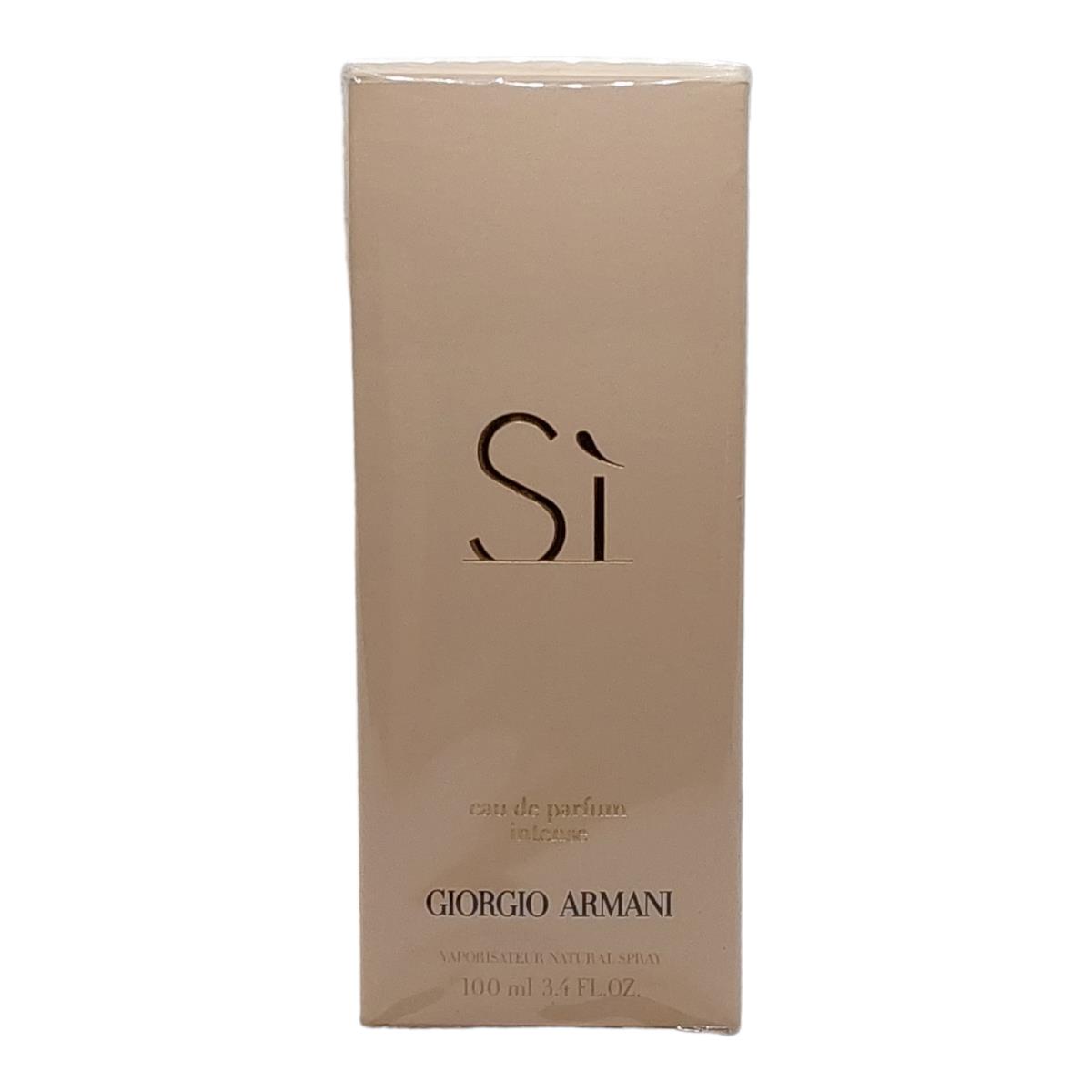 Giorgio Armani Si Eau De Parfum Intense 3.4 oz 100 ml Edp Perfume Women Spray