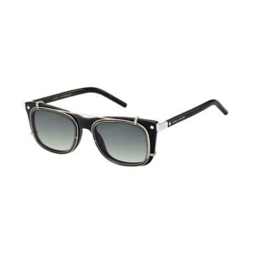 Marc Jacobs MARC17/S Z07UR Black Square Gray 51-19-145 Non-polarized Sunglasses