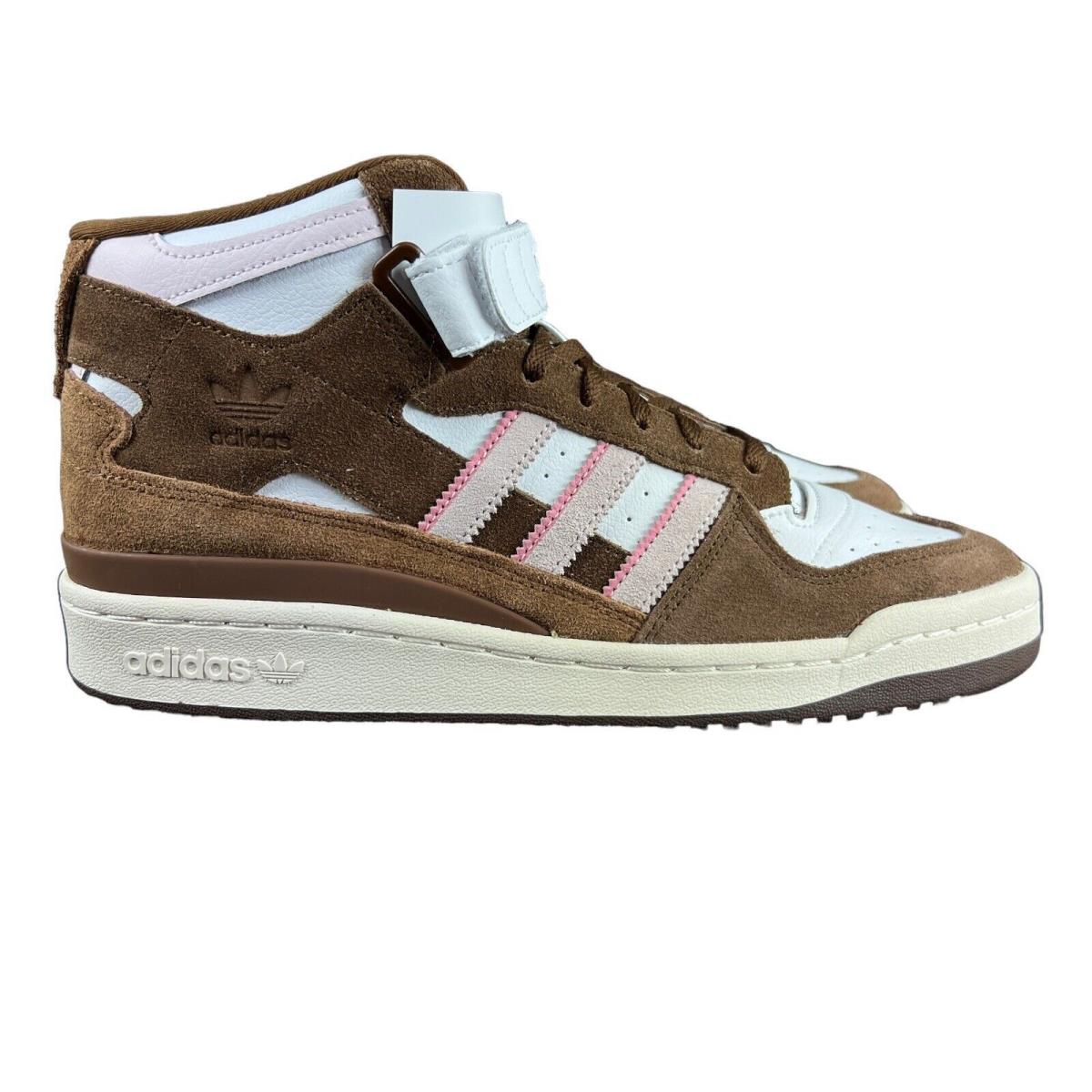 Adidas Forum Mid Chocolate To My Strawberry Brown Shoes GY6802 Men`s Sz 9 - 11.5
