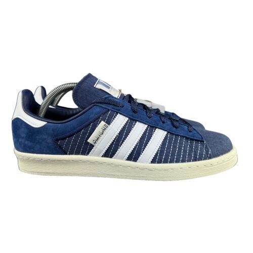 Adidas Campus 80 Sashiko Dark Blue White Shoes GY4588 Men`s Sizes 7.5 - 9.5 - Blue