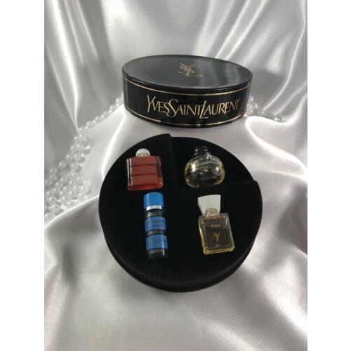 Vintage Yves Saint Laurent Fragrance Collection. Gorgeous Hatbox Presentation