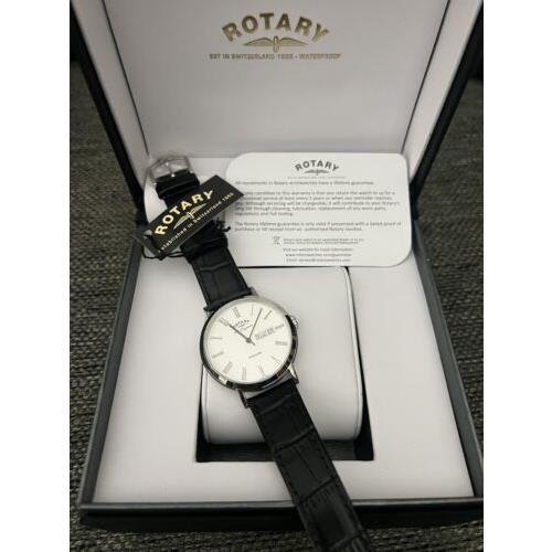 Rotary Watch Windsor GS90153/01 Silver Dial