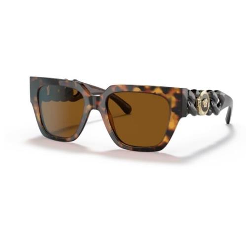 Versace 0VE4409 511963 Havana/ Dark Bronze Square Women`s Sunglasses