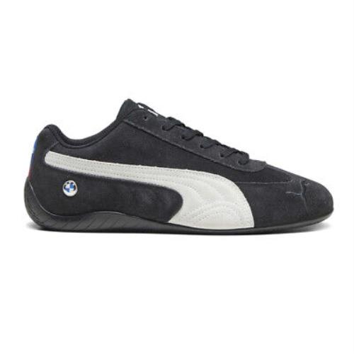 Puma Bmw Motorsport Speedcat Lace Up Mens Black Sneakers Casual Shoes 30778901 - Black