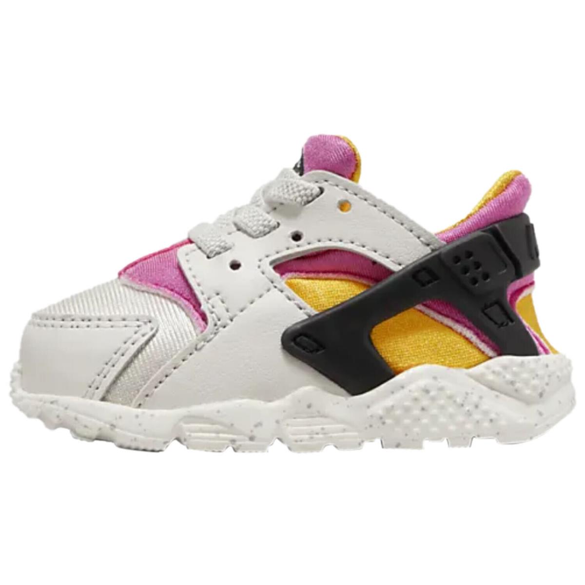 Nike Huarache Run Toddlers Style : 704950-043 - Light Bone/Lethal Pink