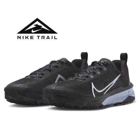 Nike Kiger 9 Women`s Trail Running Shoes Sneakers Black Grey 8 8.5