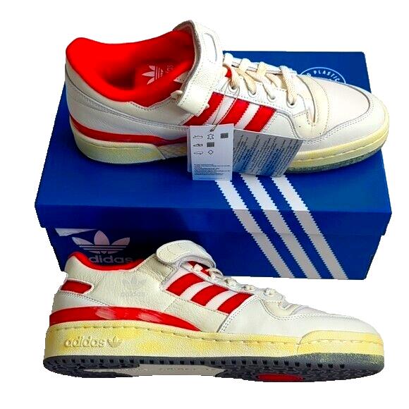 Adidas Forum 84 Low Aec Men`s Shoes White / Red 2022 Size 10.5