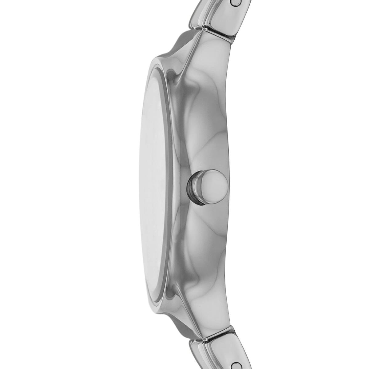 Skagen Women`s Freja Lille Quartz Silver Gray Ceramic Stainless Steel 26mm Watch