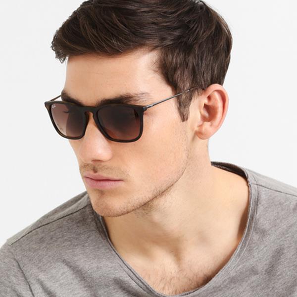 Ray-Ban RB4187F CHRIS Square Sunglasses For Men