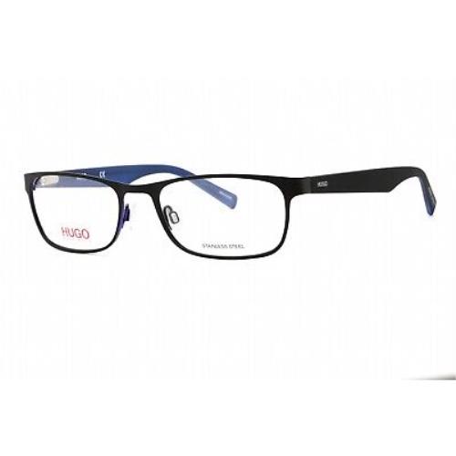 Hugo HG 0209 0VK Eyeglasses Matte Black Blue Frame 54mm