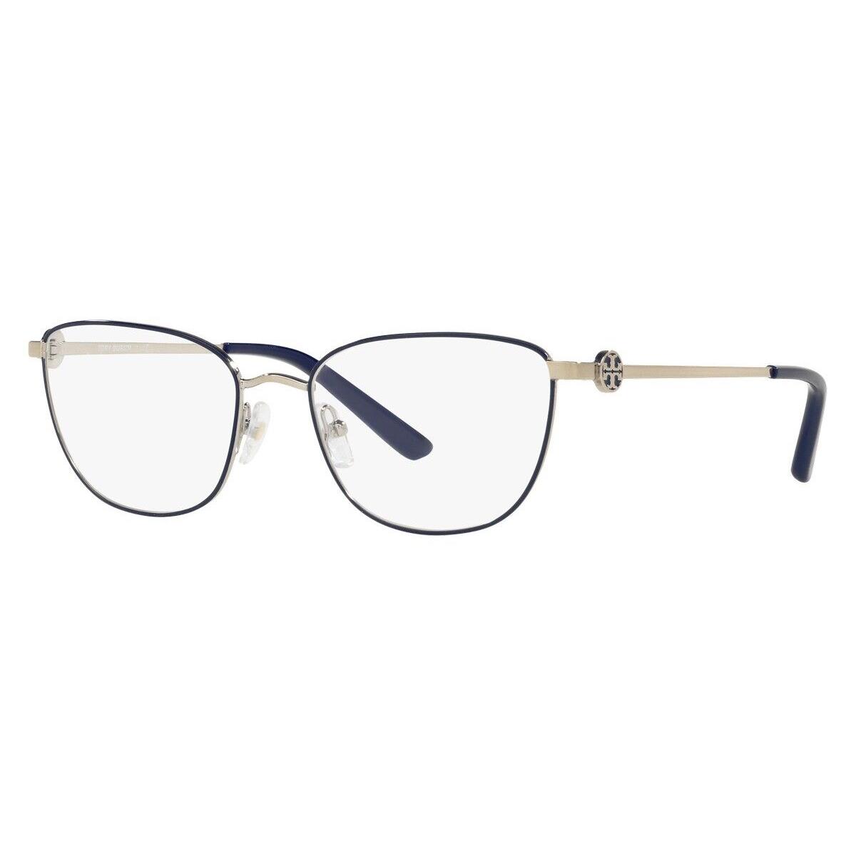 Tory Burch Women`s 56mm Shiny Navy Metal Opticals TY1067-3296-52