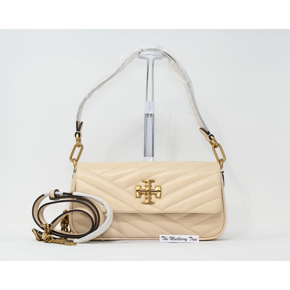 Tory Burch Kira Small Chevron Flap Shoulder Bag Crossbody Leather 90456