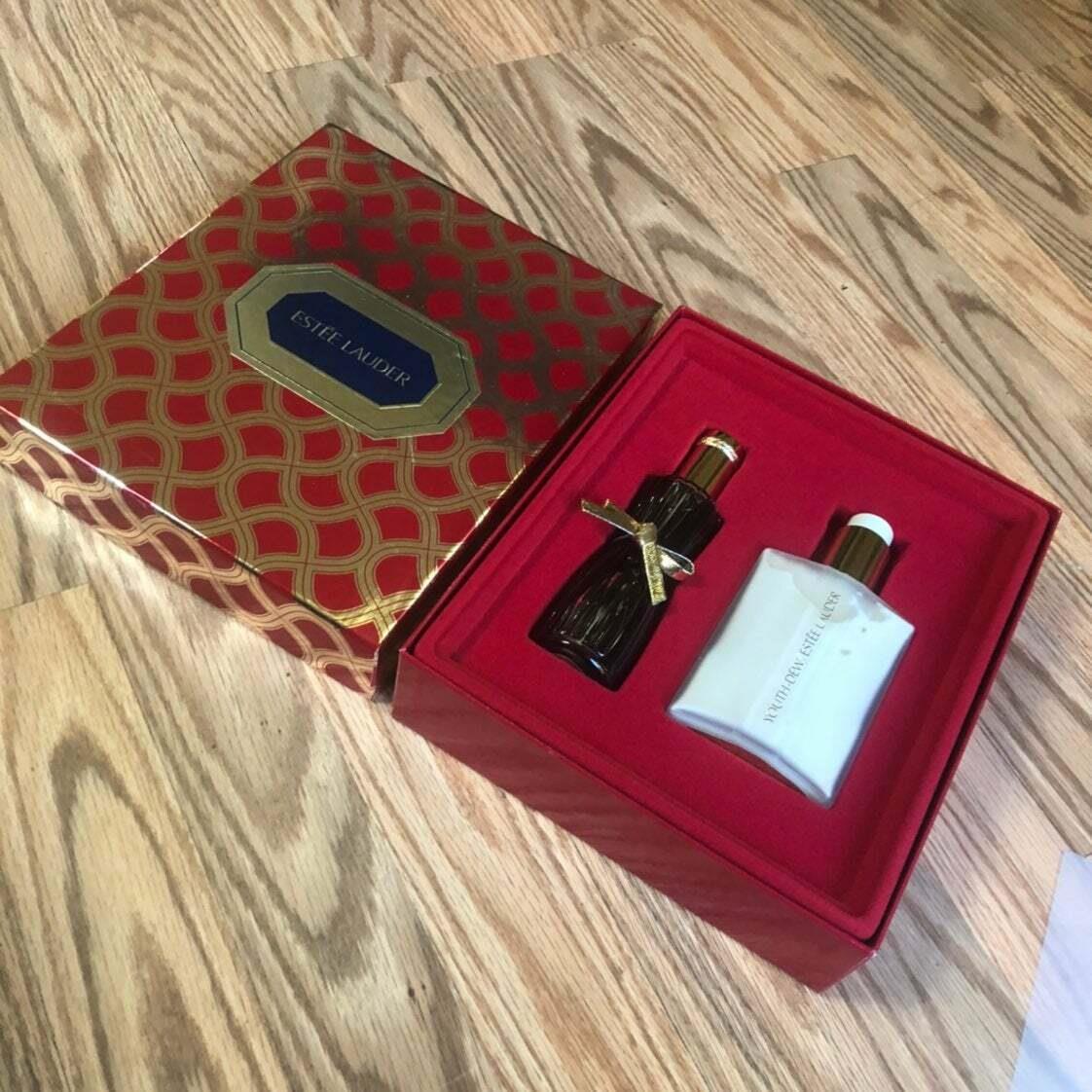 Estee Lauder Youth Dew Perfume Gift Box Perfume Lotion Sat