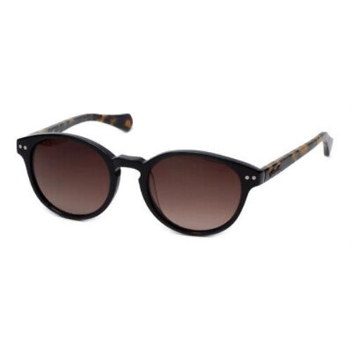 Kenneth Cole KC7115/01F Black/havana Round Brown Gradient 49-19-140mm Sunglasses