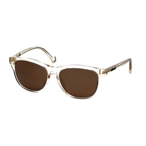 Kenneth Cole KC7134/27E Clear Square Brown 55-16-140mm Non-polarized Sunglasses