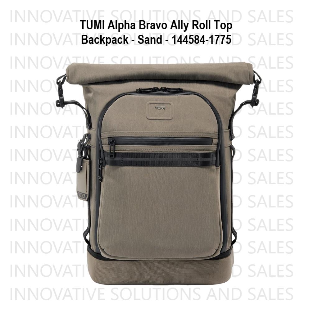 Tumi Alpha Bravo Ally Roll Top Backpack - Sand - 144584-1775