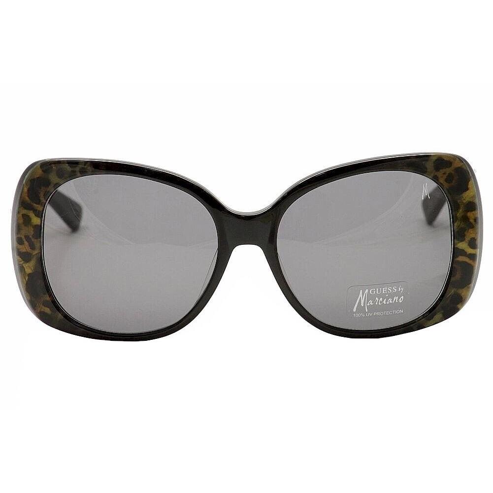 Guess by Marciano GM657 BKLP-3 Black/leopard Butterfly Gray 58-17-135 Sunglasses