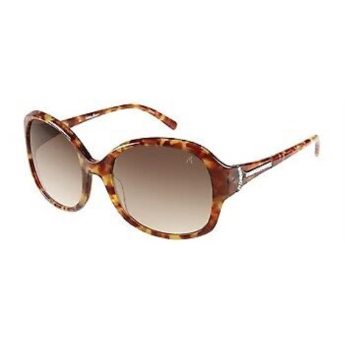 Guess by Marciano GM641 Hny- 34 Tortoise Rectangle Brown 58-18-135mm Sunglasses