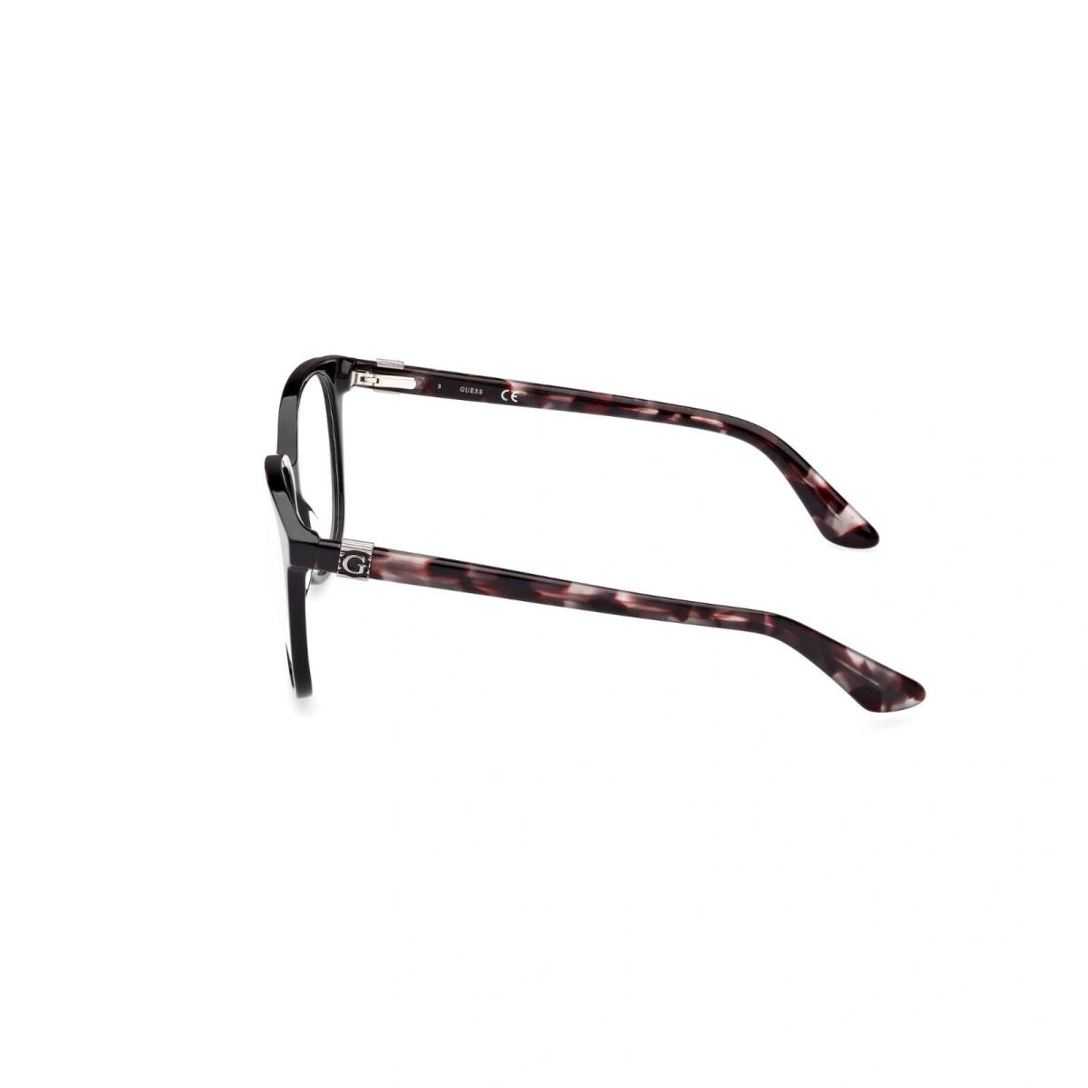 Guess GU2936 Black 001 Plastic Round Optical Eyeglasses Frame 56-16-140