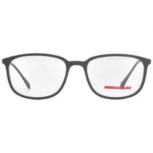 Prada Linea Rossa Demo Rectangular Men`s Eyeglasses PS03HV TFZ1O1 55