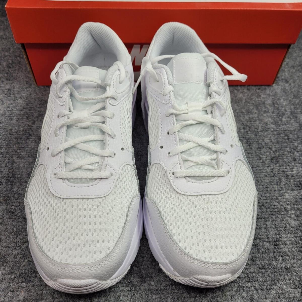 Nike Air Max SC Women Size 8.5 CW4554-101 Triple White Running Shoes W/box - White