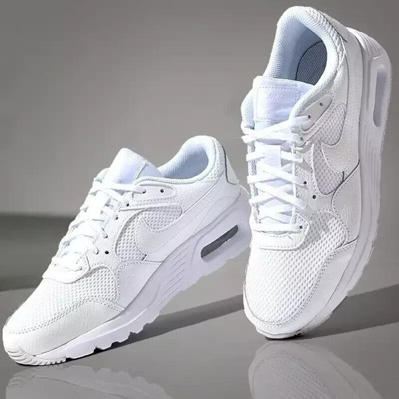 Women`s Size 7 Nike Air Max SC Athletic Training White Shoes CW4554 101 - White