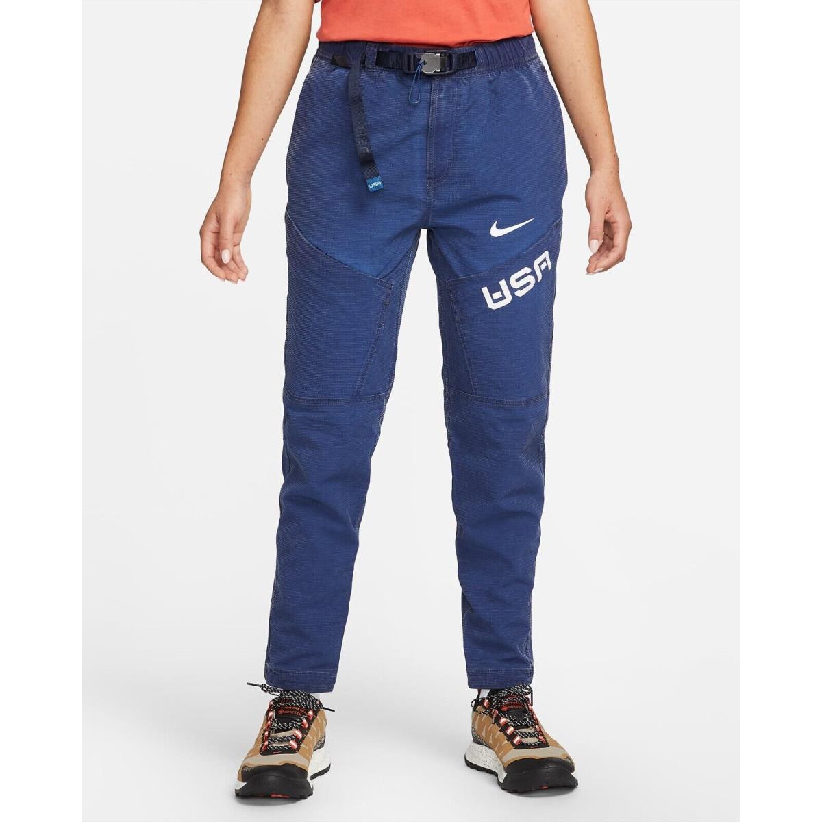 Nike Acg Dri-fit Adv Women`s Trail Pants Sz XS Blue Usa Edition DD8819-499 Rare