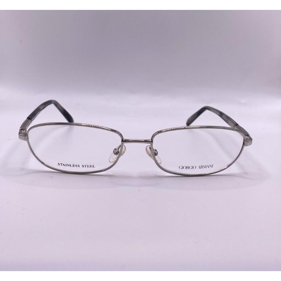 Giorgio Armani GA 391 Hrj Silver Metal Optical Eyeglasses Frame 53-16-135 Italy