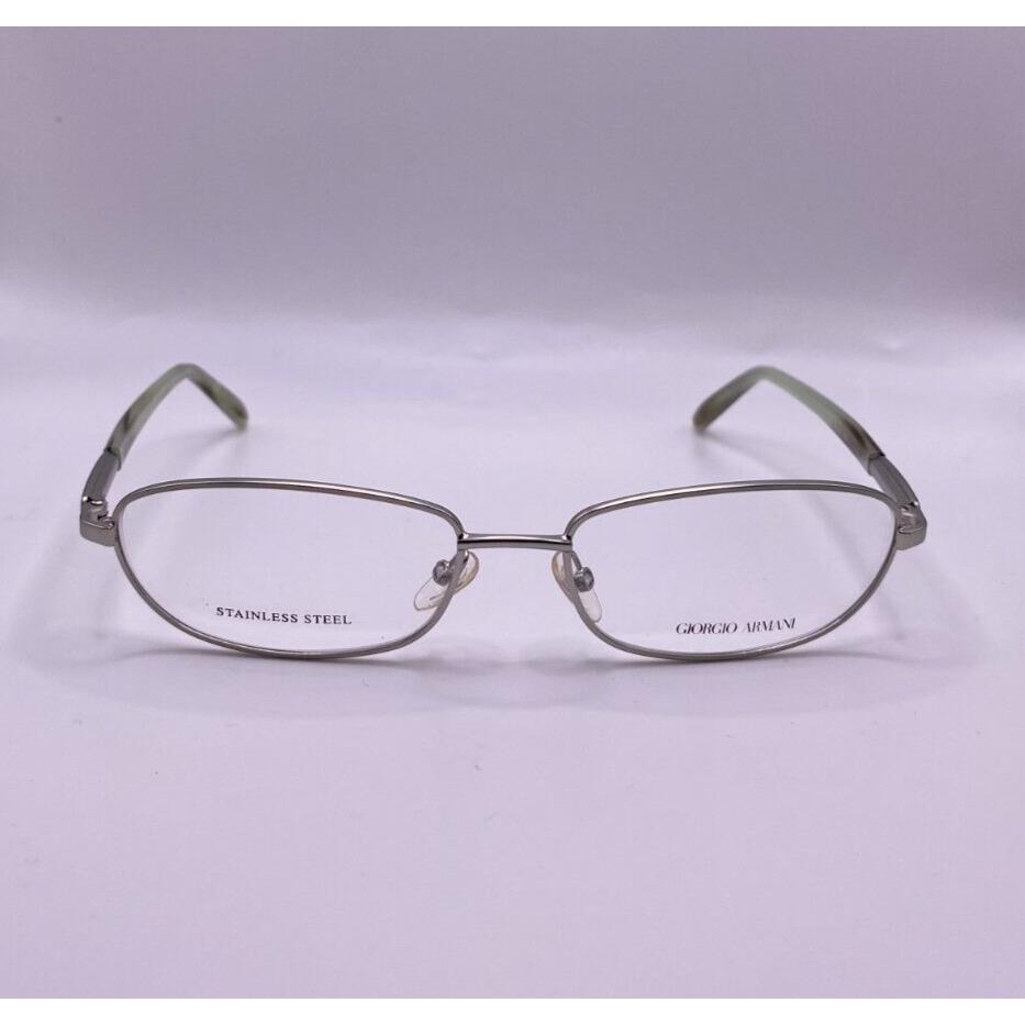 Giorgio Armani GA 391 Hrm Matte Silver Metal Optical Eyeglasses Frame 53-16-135