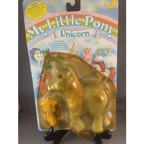 1983 My Little Pony G1 Unicorn Sunbeam Nrfp Very Rare
