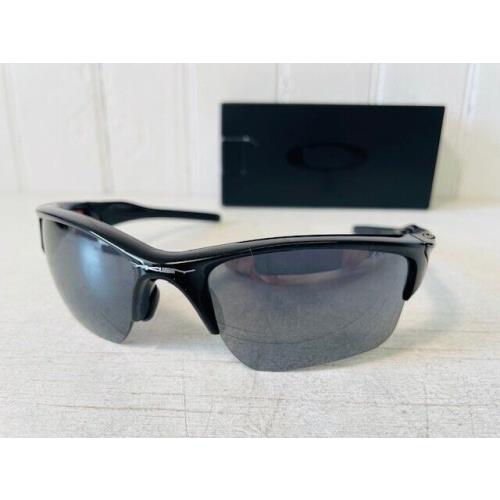 Oakley OO9154-01 Half Jacket 2.0 XL Polished Black w Black Iridium Suns - Frame: Black, Lens: Black Iridium