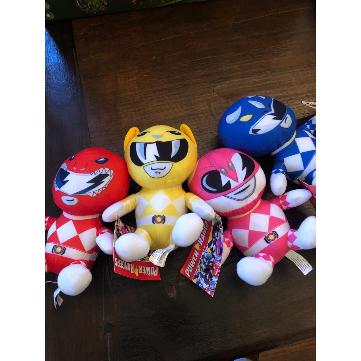 Sabans Mighty Morphin Power Rangers Set of 4 Stuffed Toy Dolls