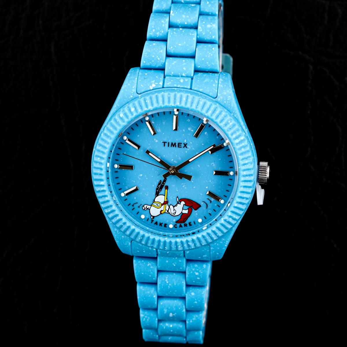 Timex Legacy Ocean x Peanuts 37mm Recycled Bracelet Watch - TW2V53200