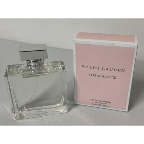 Ralph Lauren Romance Eau de Parfum 3.4oz/100ml Edp Spray Perfume Unsealed