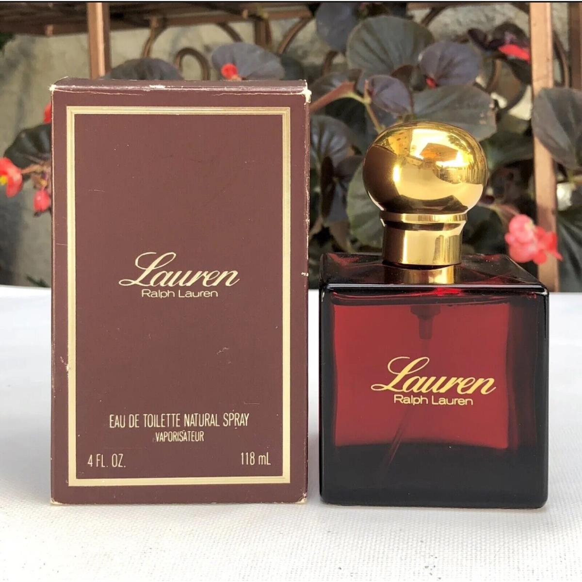 Vintage Lauren Ralph Lauren Edt 4oz Perfume Spray Cosmair +gift Bag Extras  - Ralph Lauren perfume,cologne,fragrance,parfum 
