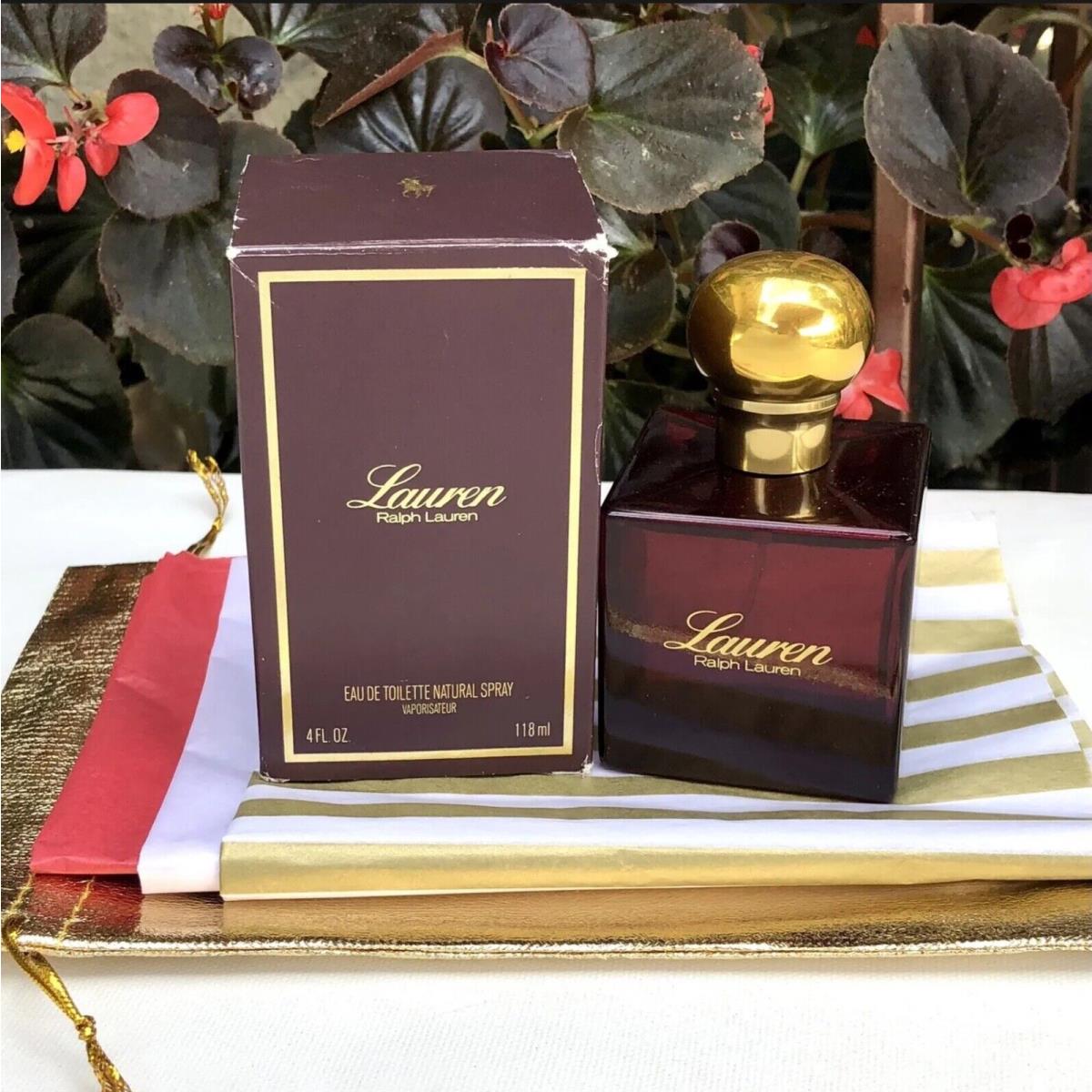 Vintage Lauren Ralph Lauren Edt 4oz Perfume Spray Cosmair +gift Bag Extras  - Ralph Lauren perfume,cologne,fragrance,parfum 
