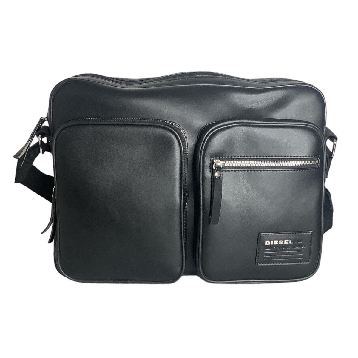 Diesel Men`s Beat The Box Phasers High Quality Mens Briefcase Bag Black